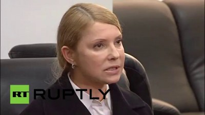 Тимошенко обвинила спецслужбы РФ в организации беспорядков в Донецке