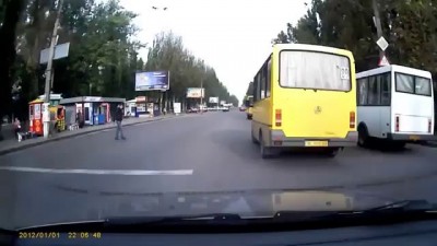 Конфликт на дороге в Николаеве