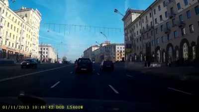 Падение мотоциклиста, Минск... + продолжение ( Motorcycle crash )