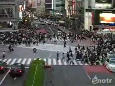 японский пешеходный переход