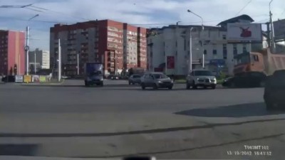 ДТП в Уфе 13.10.12 Car crash accident in Ufa