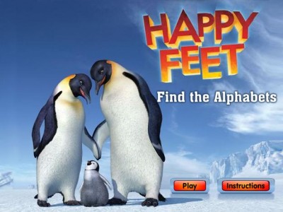 Happy Feet - Find the Alphabets 