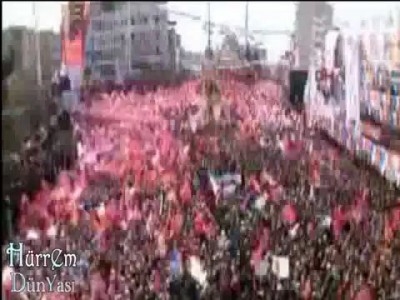 Эрдоган на митинге в г.Ван