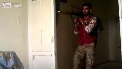 Стрельба из РПГ по-сирийски