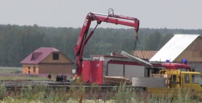 На Урале пожарную машину отправили строить дачу