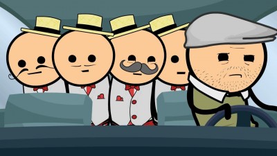 Cyanide & Happiness - Barbershop Quartet Hits On Girl From Taxi