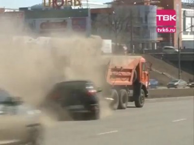 Уборка улиц в Красноярске