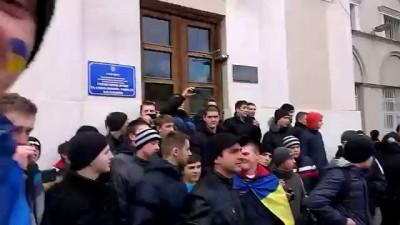 Мітинг студентів Дрогобича