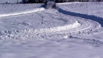 Audi quattro и езда по снегу