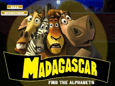 Madagascar Find The Alphabets