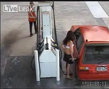 Кража бензина