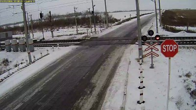 Авария на ж/д переезде в Казахстане