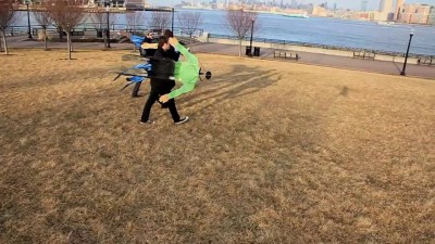 Flying People in New York City
