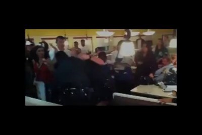 Police Officers Police Brutality At Breakfast