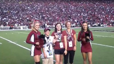 Surprise Military Family Welcome Home at South Carolina Football Game