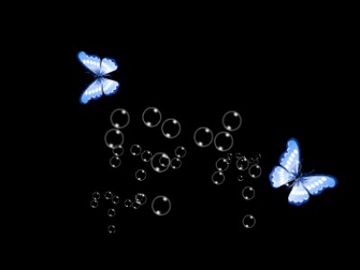Buterfly_2 голубые с пузырями