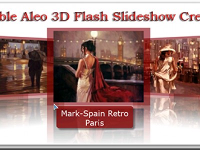 Portable Aleo 3D Flash Slideshow Creator