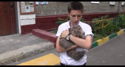 Москвич выбросил с пятого этажа кошку своей матери