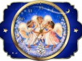 Рождественские ангелы - флеш часы