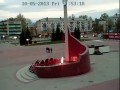 Вандалы подожгли венки у памятника «Павшим воинам» в Кстово 10.05.2013г.