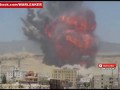 Houthi Rebel Scud Missile Depot Explodes After Saudi Airstrike In Yemen - Yemen War 2015