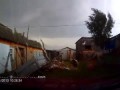 Tornado in a village in the Republic of Bashkortostan (Russia)