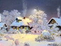 Зимний-вечер-в-деревне