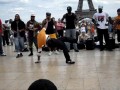 Eiffel Tower and the African dancing