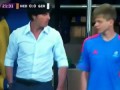 Jogi Löw schlägt Balljungen den Ball weg - EM 2012 - Deutschland - Niederlande