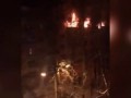 Крупный пожар в жилом доме тушат в Воронеже
