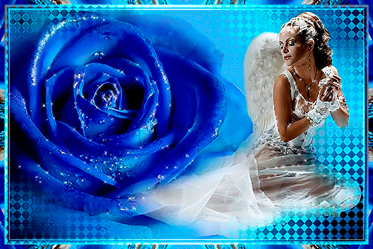 Мерцающие картинки подруга. Переливающиеся открытки. Голубые розы с блестками. Очень красивые гифы.