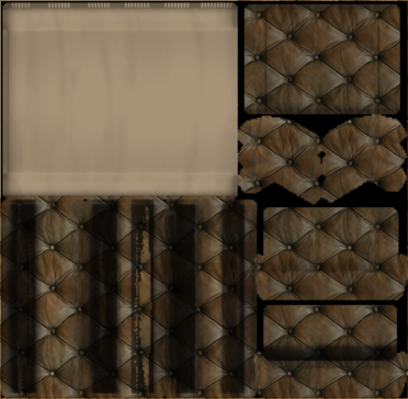 SpaceBedLeatherCushionBrown-1