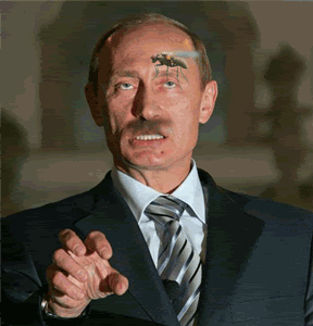 Путин зомбирует муху