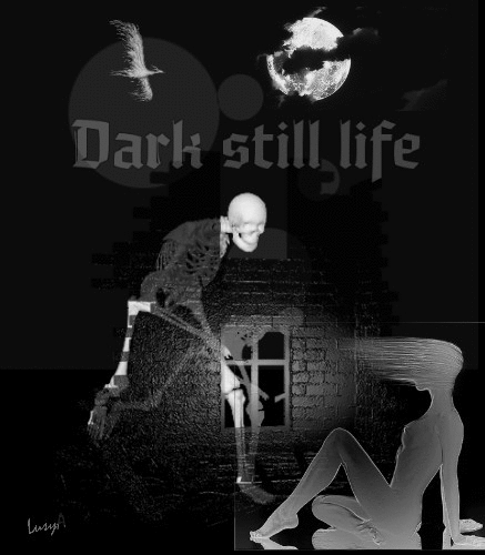 Dark theme collage