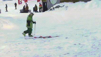 о пьяном лыжнике