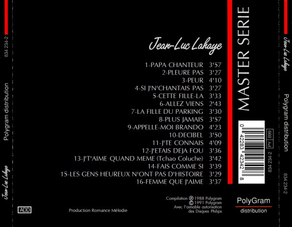 Jean-Luc Lahaye back