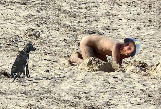 Чувак на пляже1