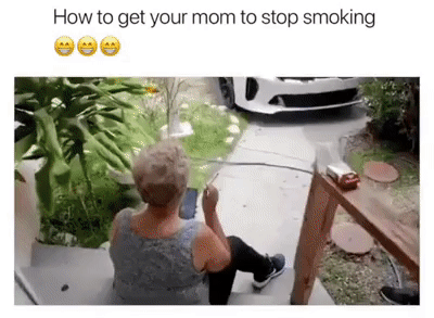 Не кури мама