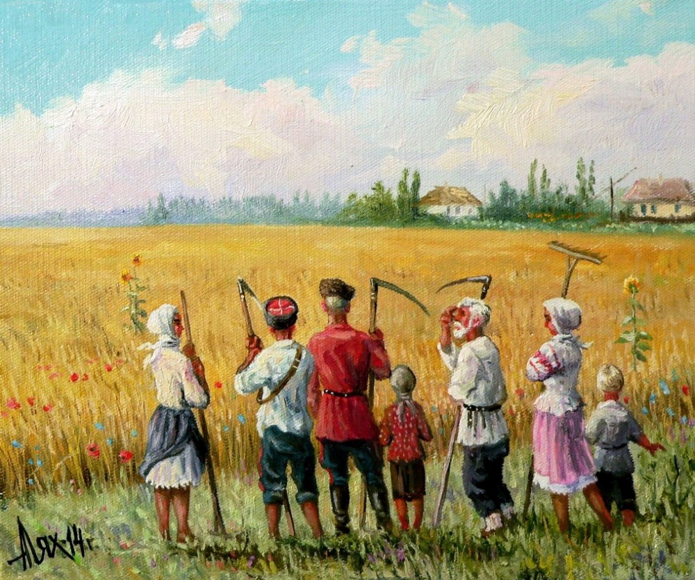 Казачий художник Андрей Петрович Лях