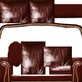 диван коричневый