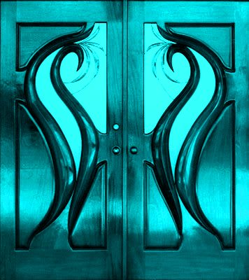 Door127 голубая
