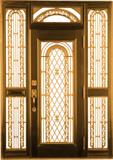 door golden house