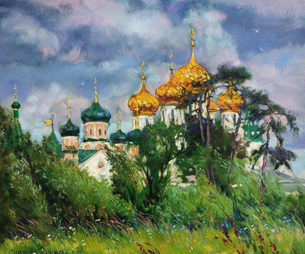 Ипатьевский монастырь Кострома картина