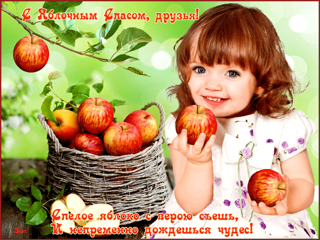 Яблочный Спас - поздравления в открытках, СМС и стихах | Новости РБК Украина