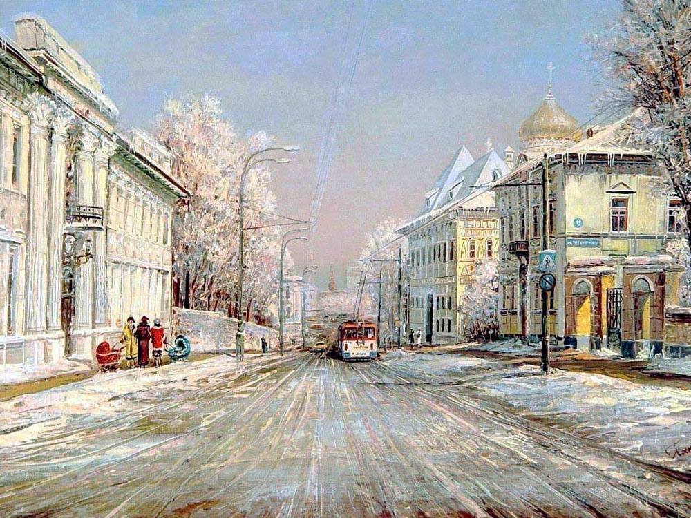 Картины москвы известных художников