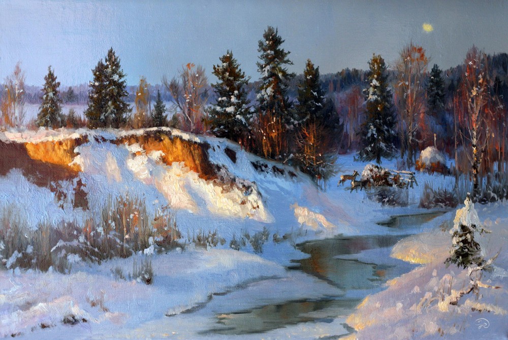 Русский пейзаж зима