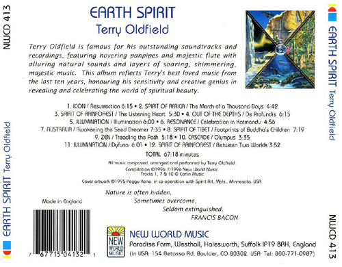 Terry Oldfield - Earth Spirit - Back 拷贝