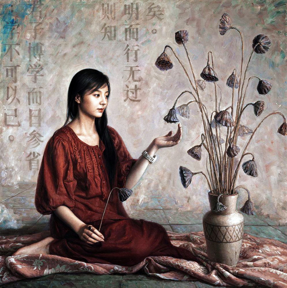 Китайская художница Ван Сюлин