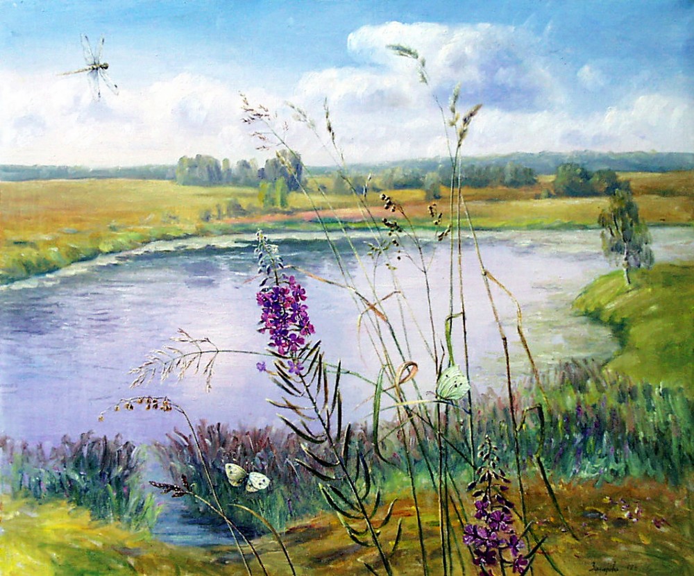 Июльский пейзаж картины