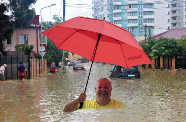 наводнение в городе